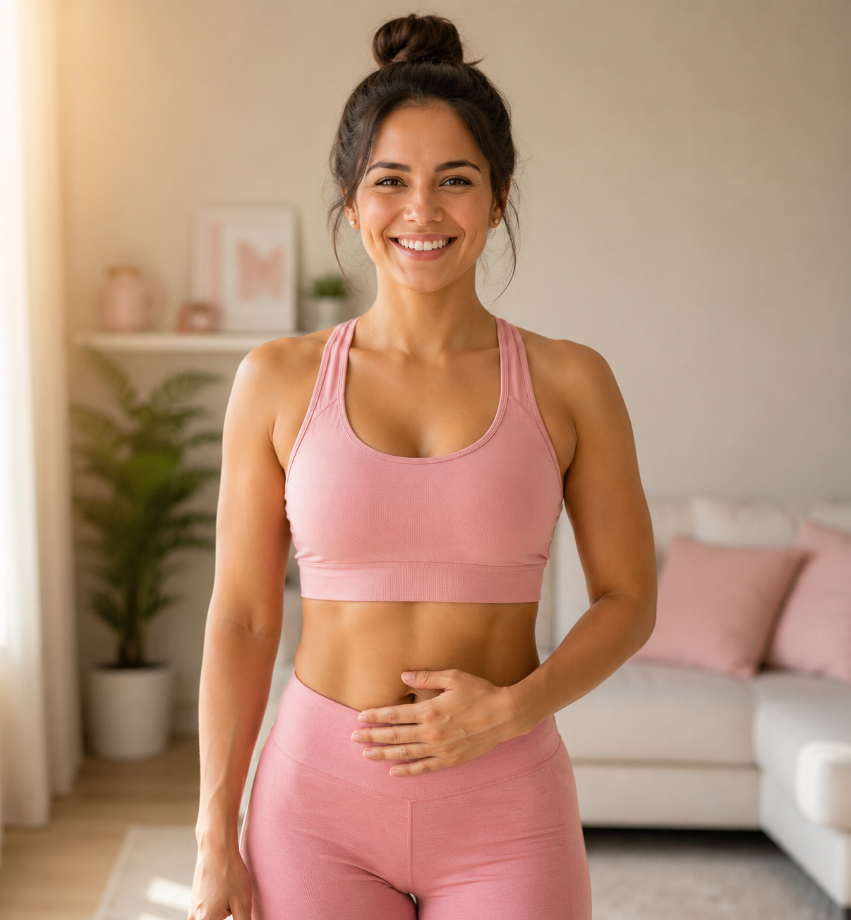 Mamá recuperando su abdomen en casa con el método Cierra
